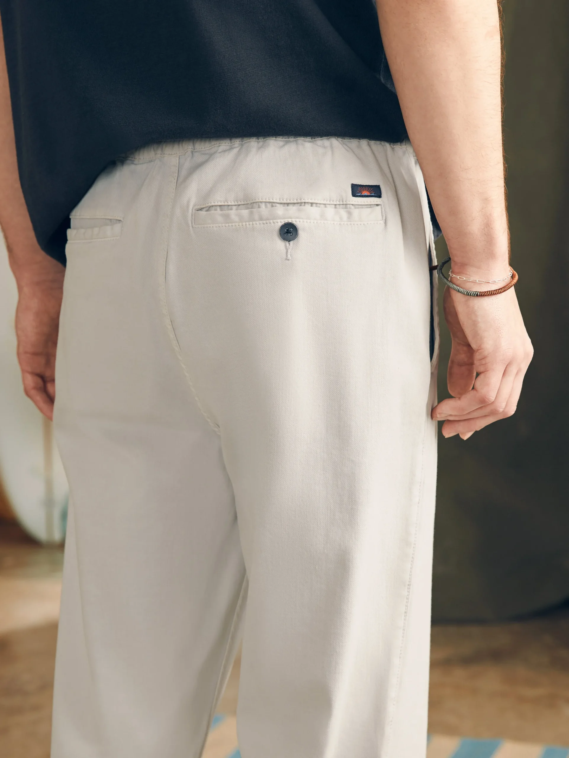 Faherty Brand Essential Drawstring Pant -