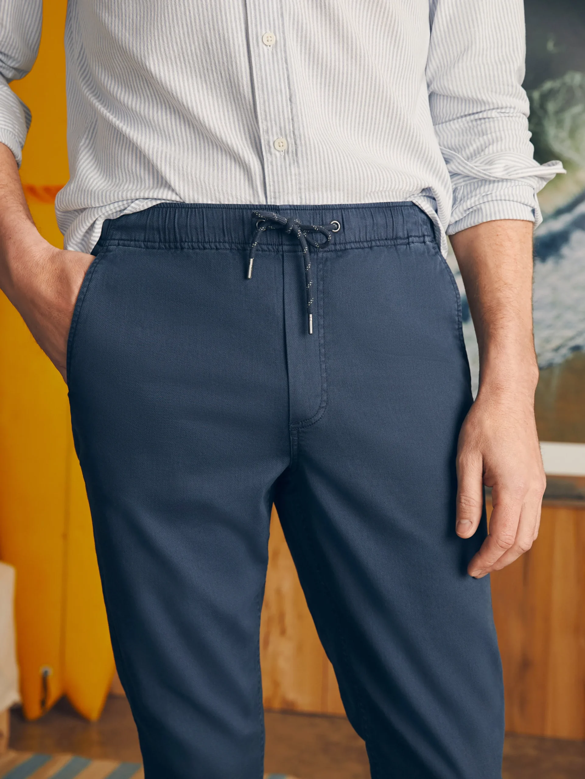Faherty Brand Essential Drawstring Pant -