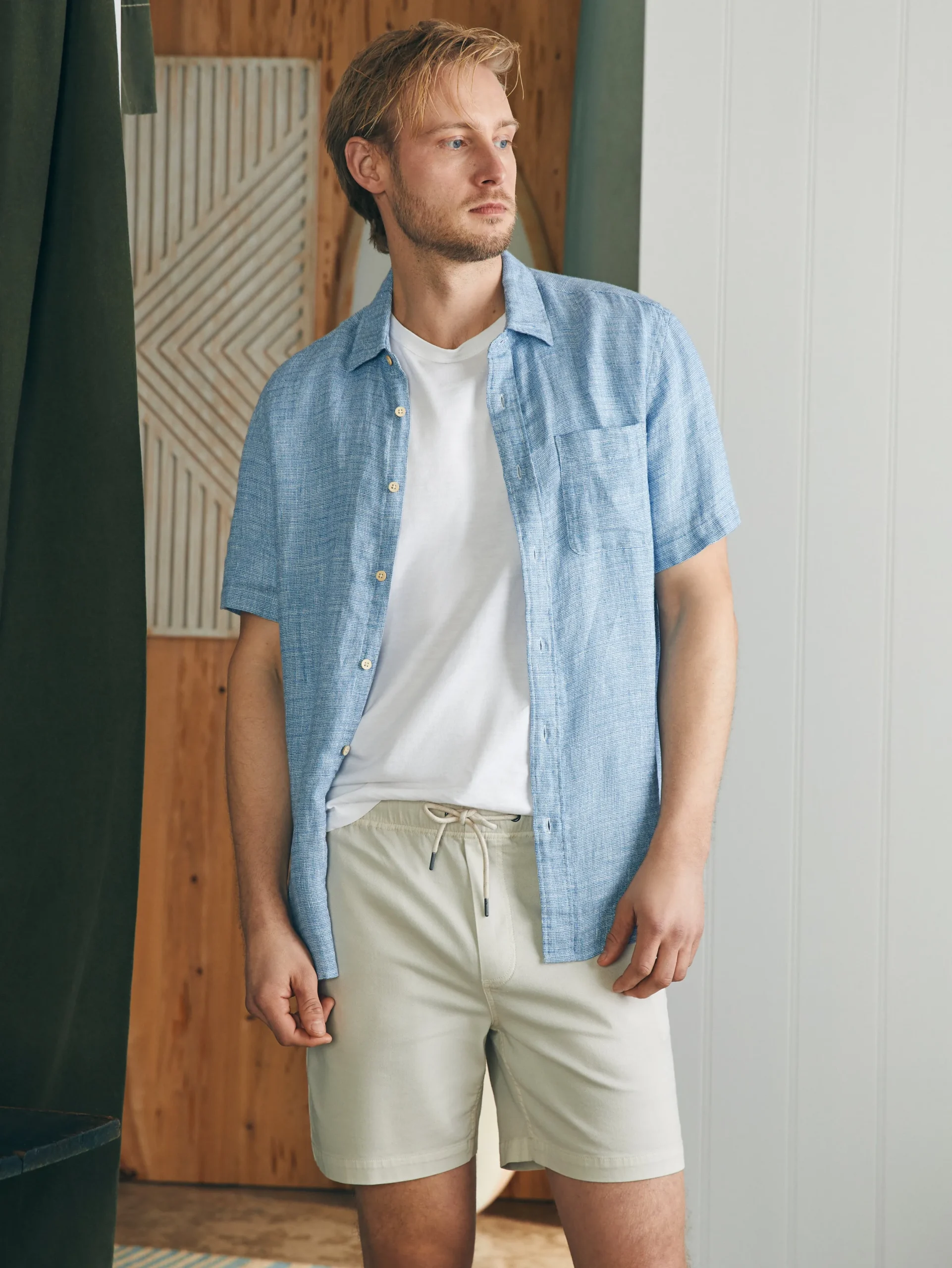 Faherty Brand Essential Drawstring Short (6.5" Inseam) -