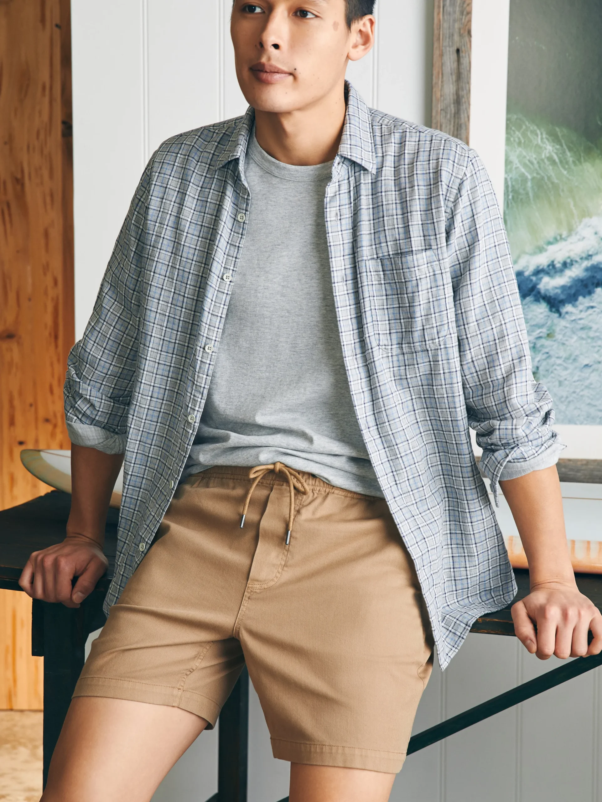 Faherty Brand Essential Drawstring Short (6.5" Inseam) -