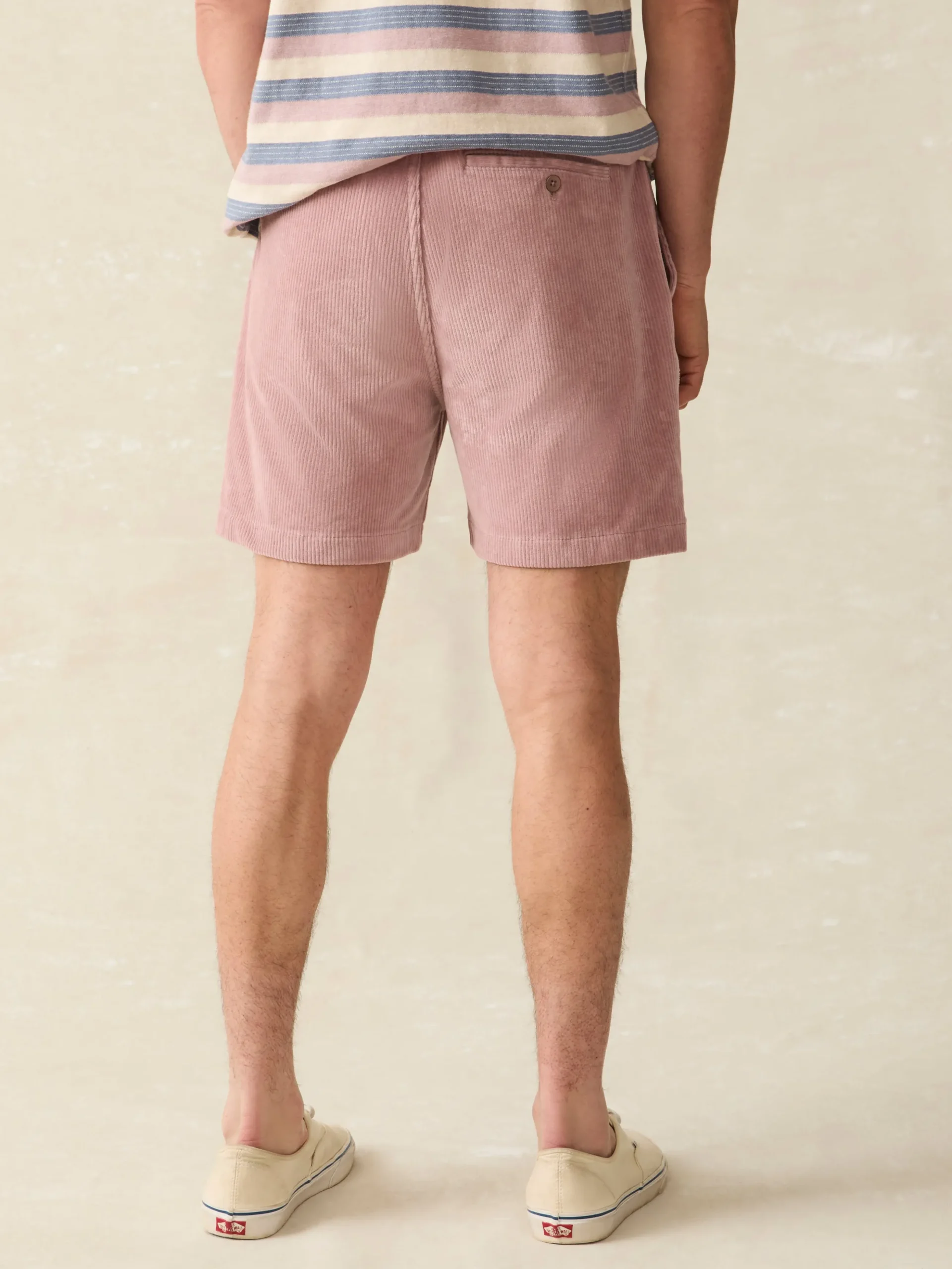 Faherty Brand Essential Italian Knit Cord Short (6" Inseam) -