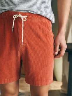 Faherty Brand Essential Italian Knit Cord Short (6" Inseam) -