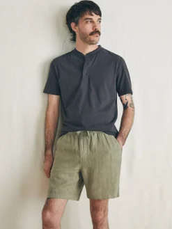 Faherty Brand Essential Linen Short (6.5" Inseam) -