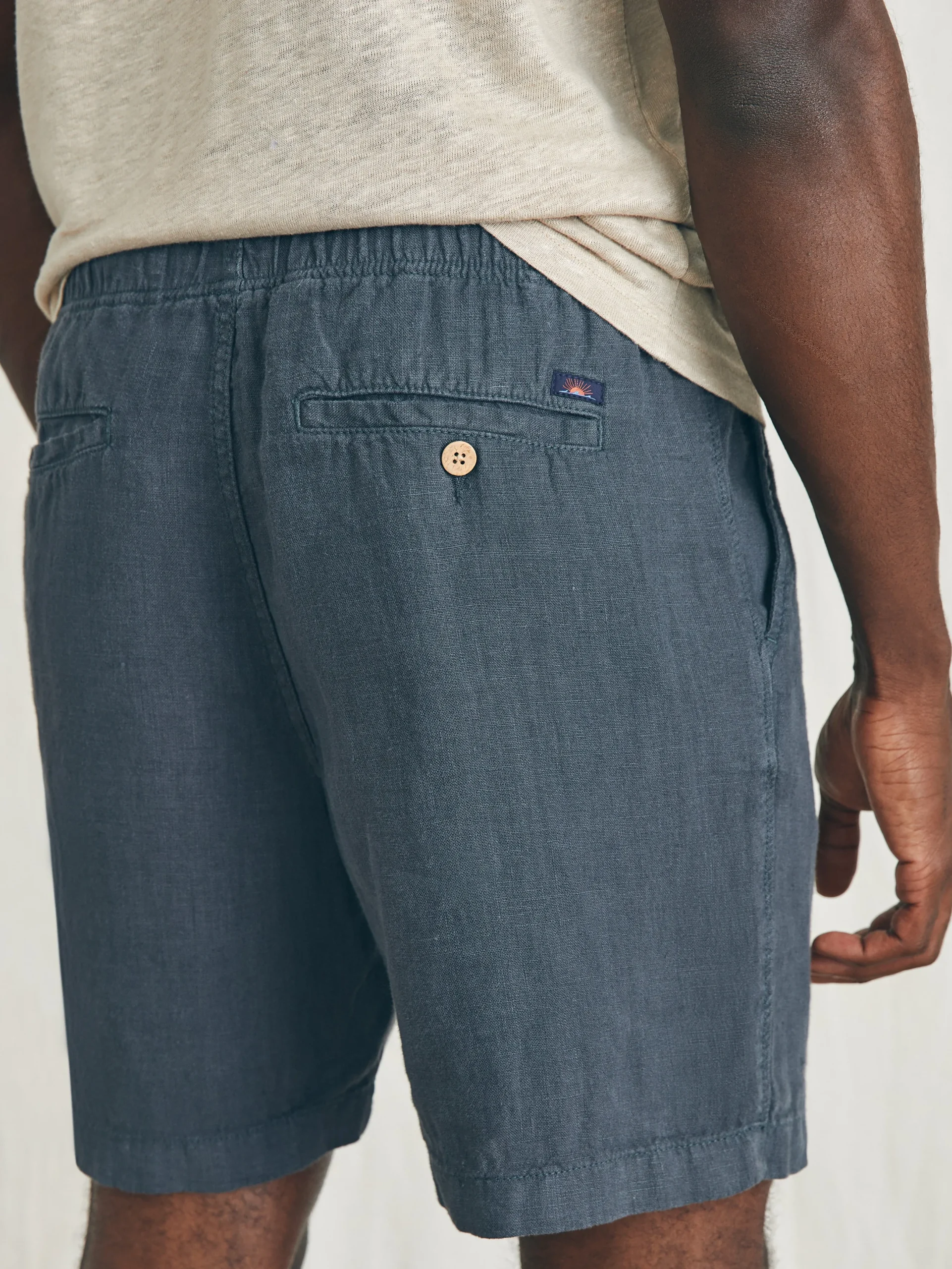 Faherty Brand Essential Linen Short (6.5" Inseam) -