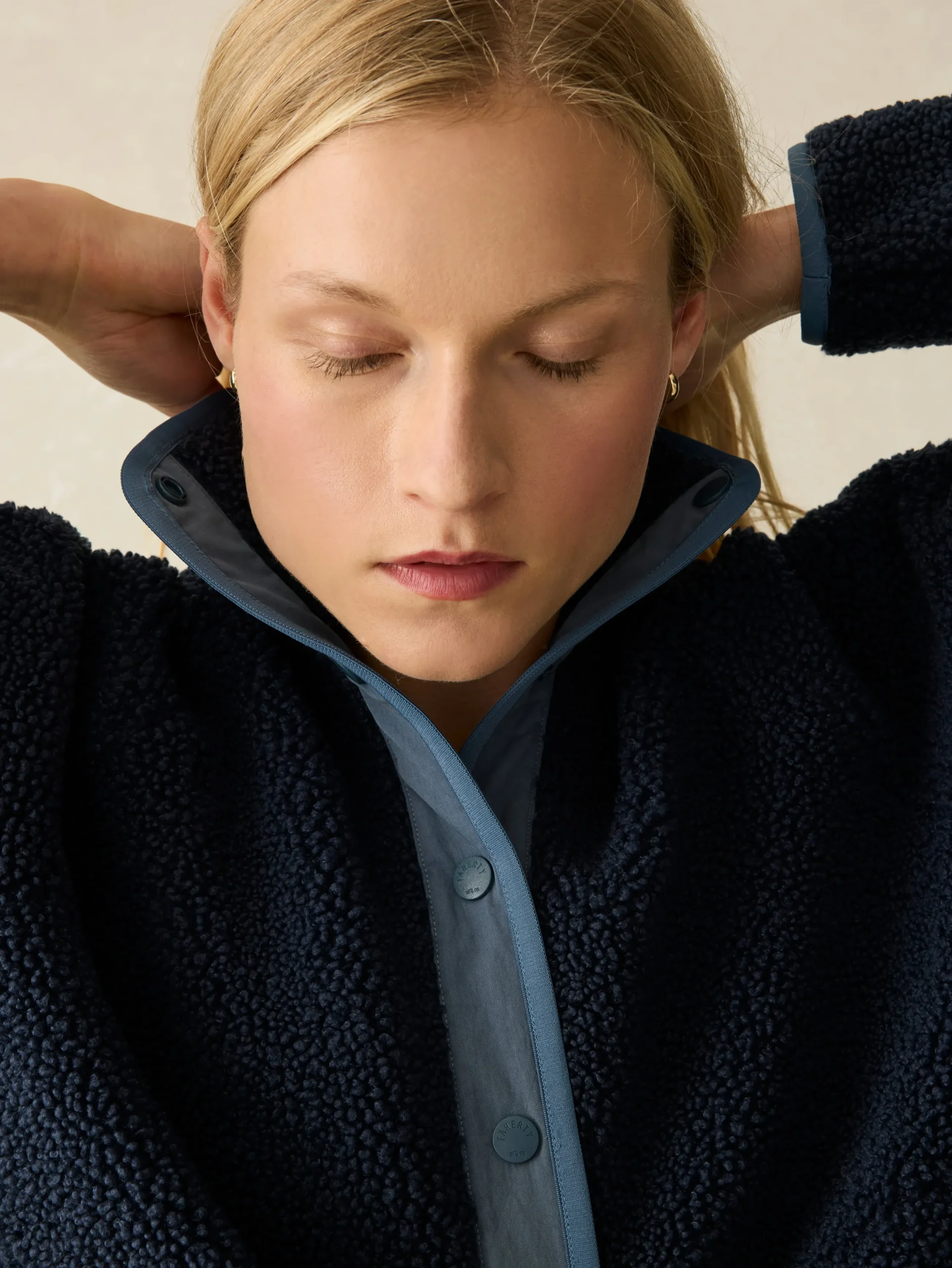 Women Faherty Brand Fireside Fleece Popover -