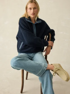 Women Faherty Brand Fireside Fleece Popover -