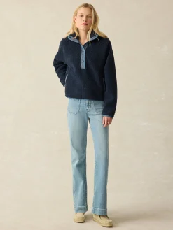 Women Faherty Brand Fireside Fleece Popover -