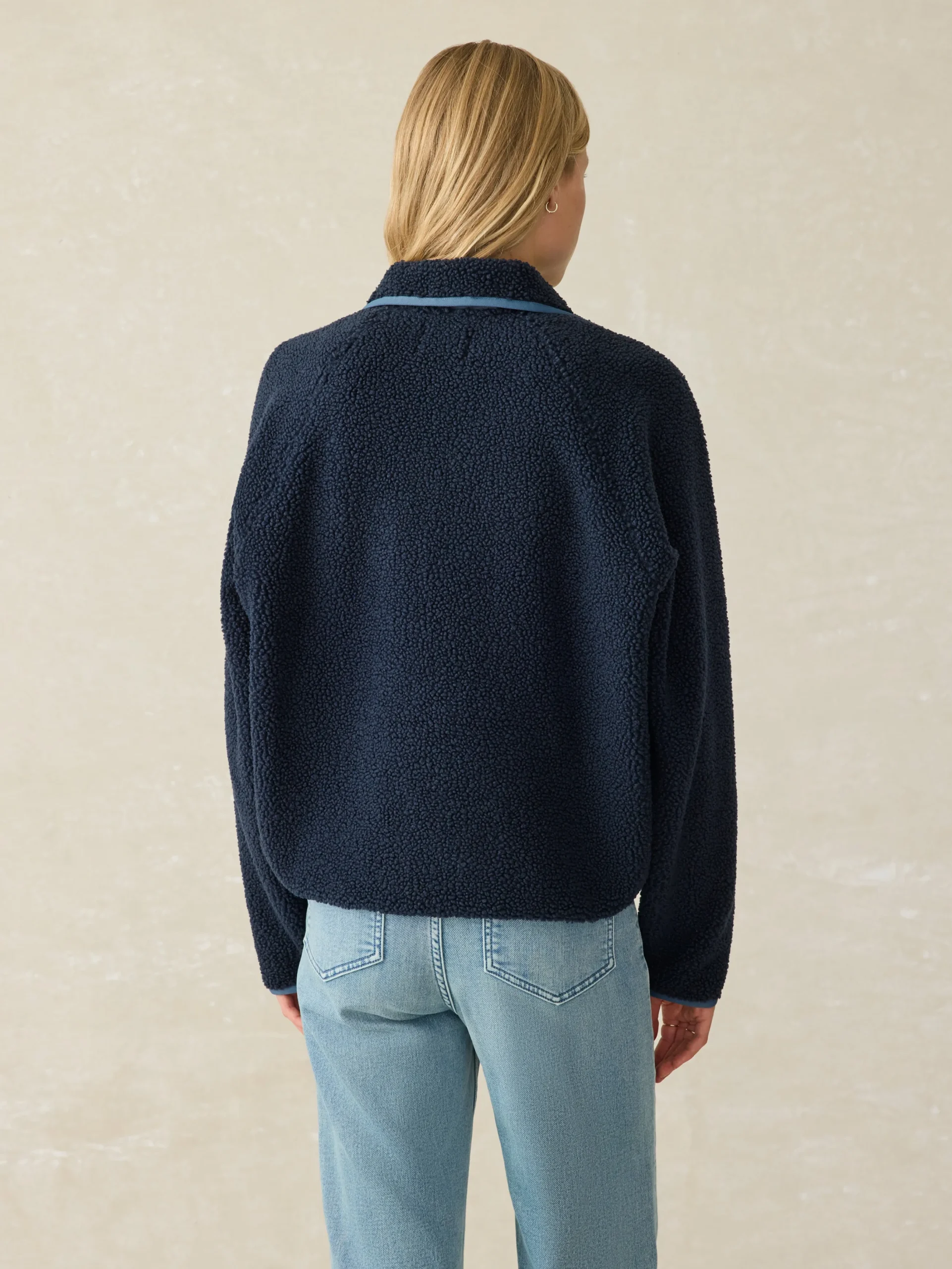 Women Faherty Brand Fireside Fleece Popover -