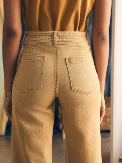 Women Faherty Brand Harbor Crop Jean -