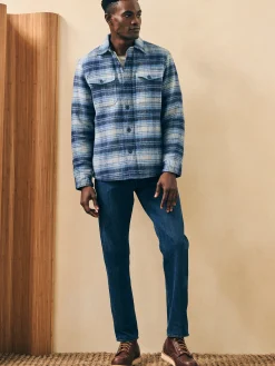 Faherty Brand High Pile Fleece Lined Wool CPO -