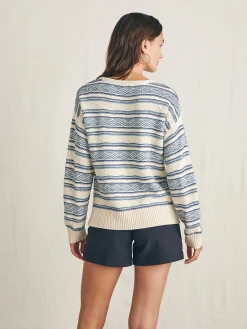 Women Faherty Brand High Tide Sweater -