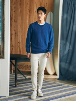Faherty Brand Indigo Crewneck -