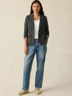 Women Faherty Brand Inlet Knit Blazer -