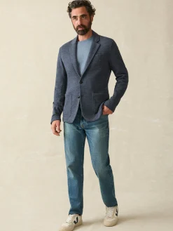 Faherty Brand Inlet Knit Blazer -