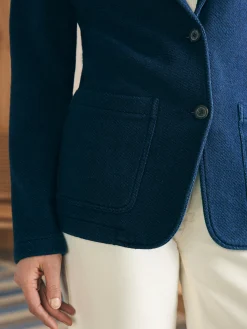 Women Faherty Brand Inlet Knit Blazer -