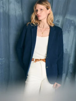 Women Faherty Brand Inlet Knit Blazer -