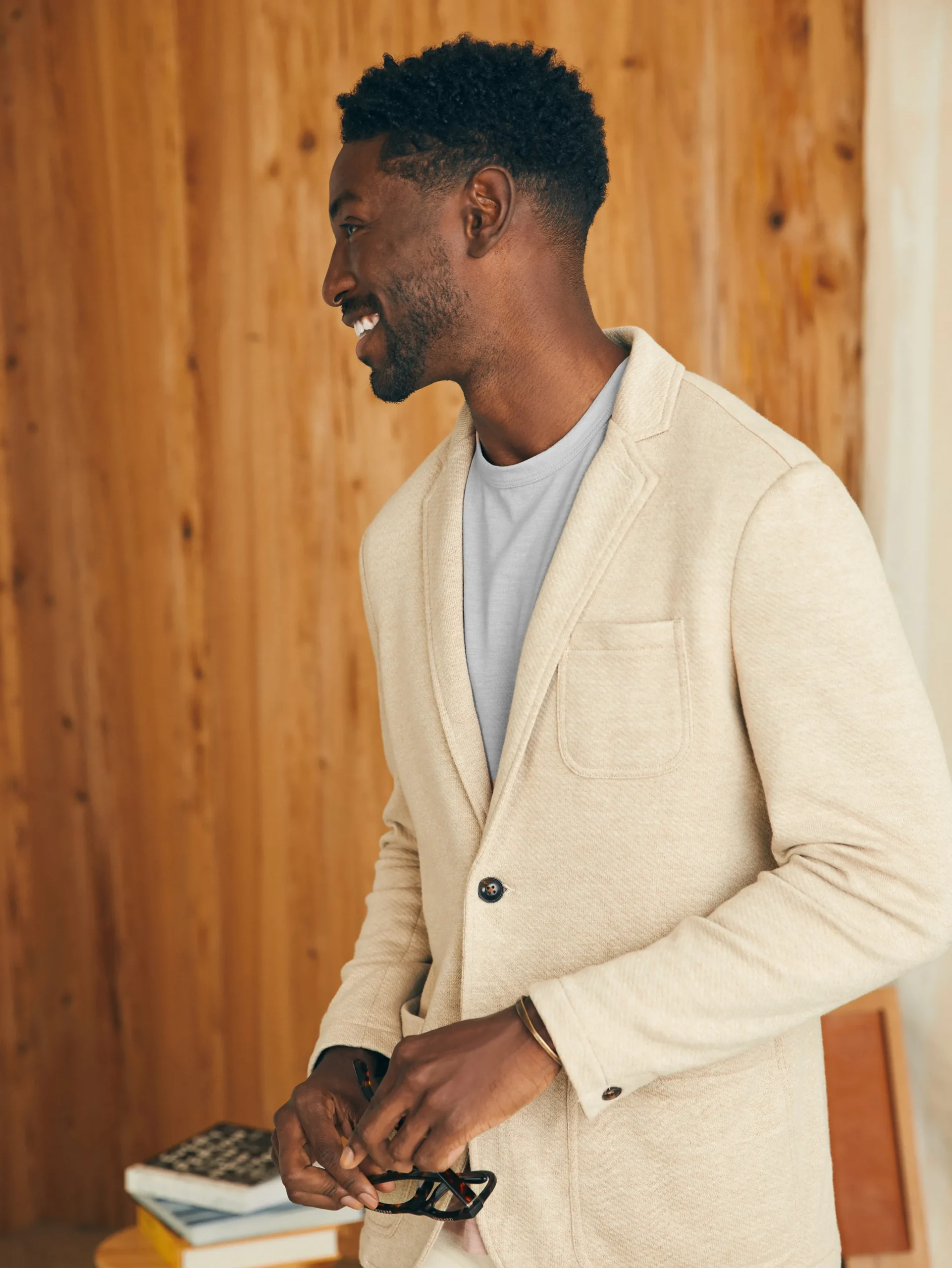 Faherty Brand Inlet Knit Blazer (Short) -