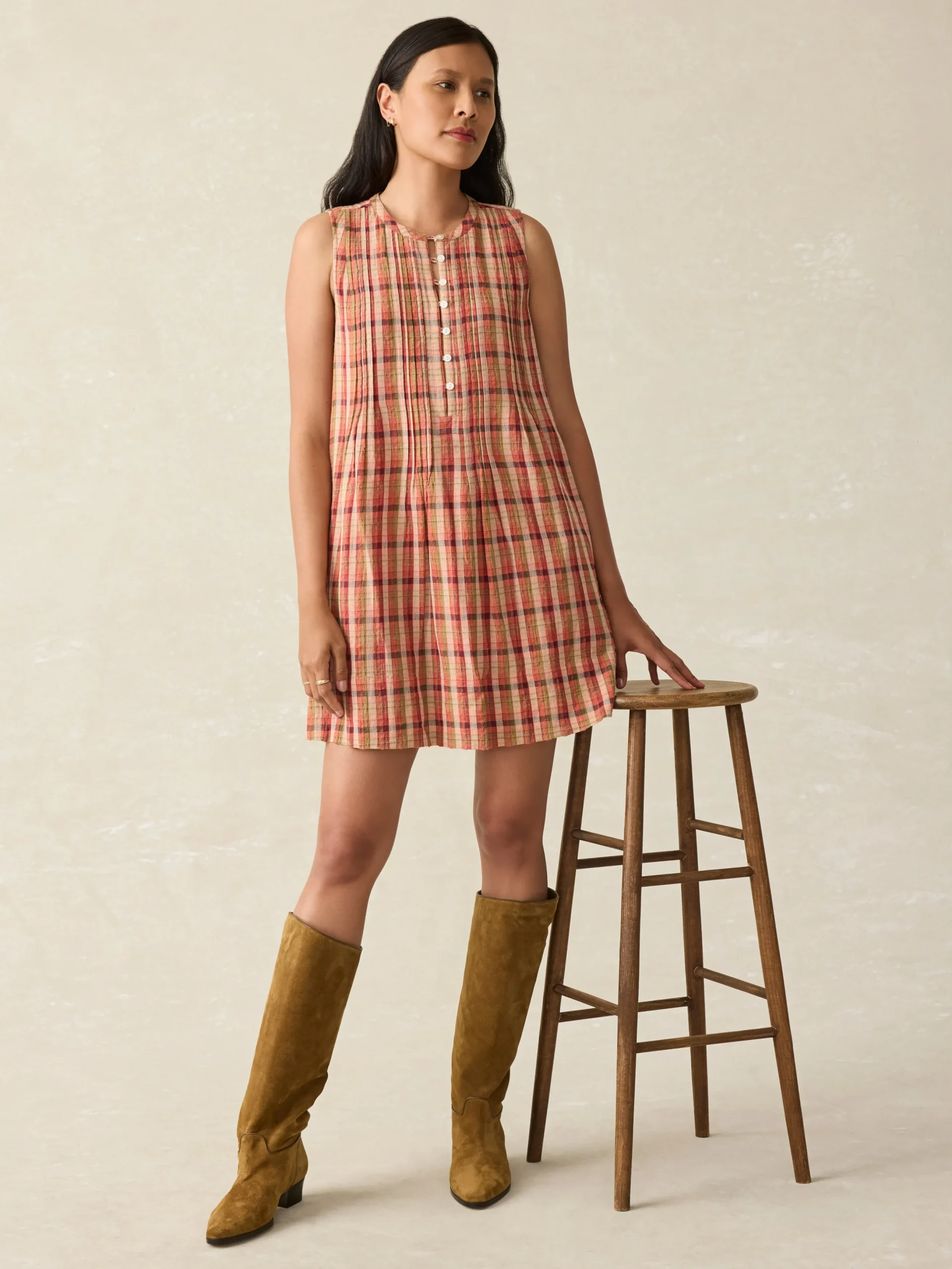 Women Faherty Brand Isha Dress -