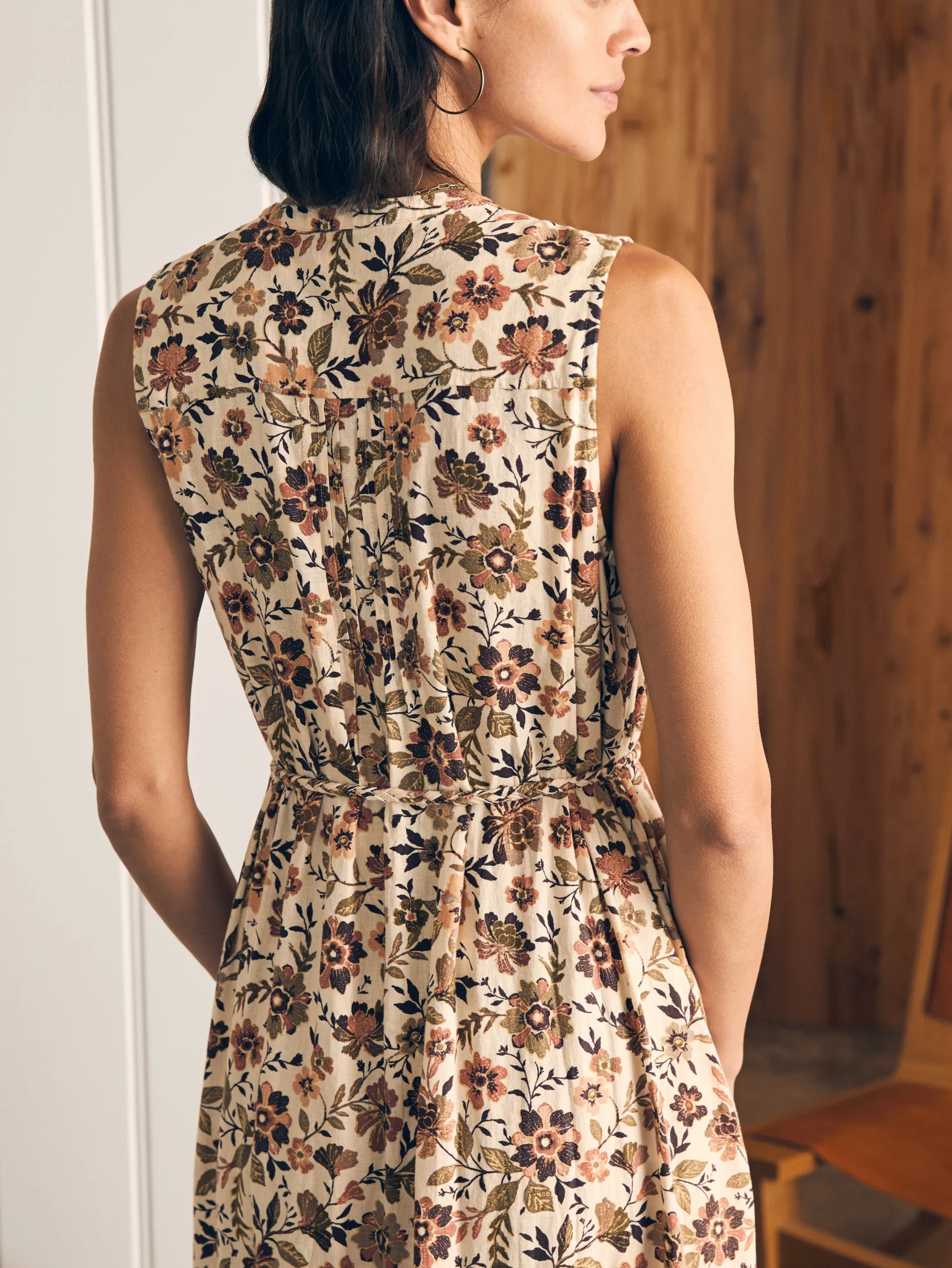 Women Faherty Brand Isha Midi Dress -
