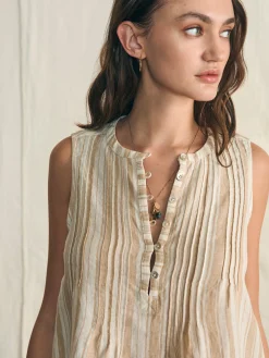 Women Faherty Brand Isha Top -