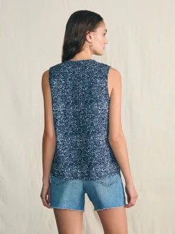 Women Faherty Brand Isha Top -