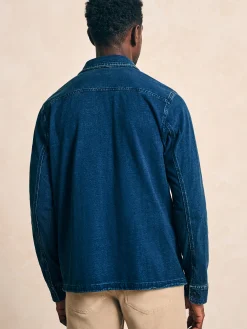 Faherty Brand Jersey Shirt Jacket -