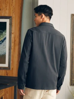 Faherty Brand Jersey Shirt Jacket -