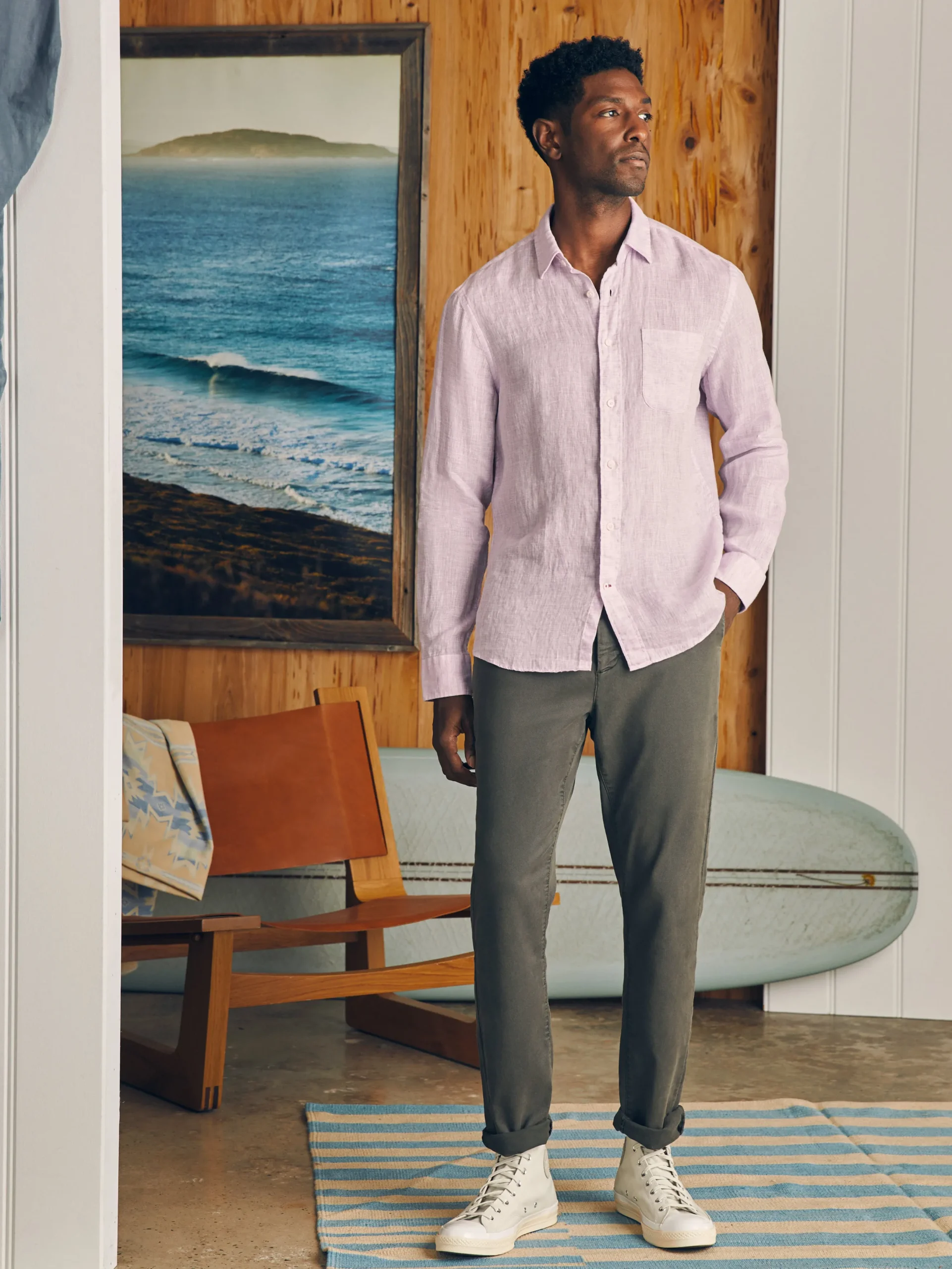 Faherty Brand Laguna Linen Shirt -
