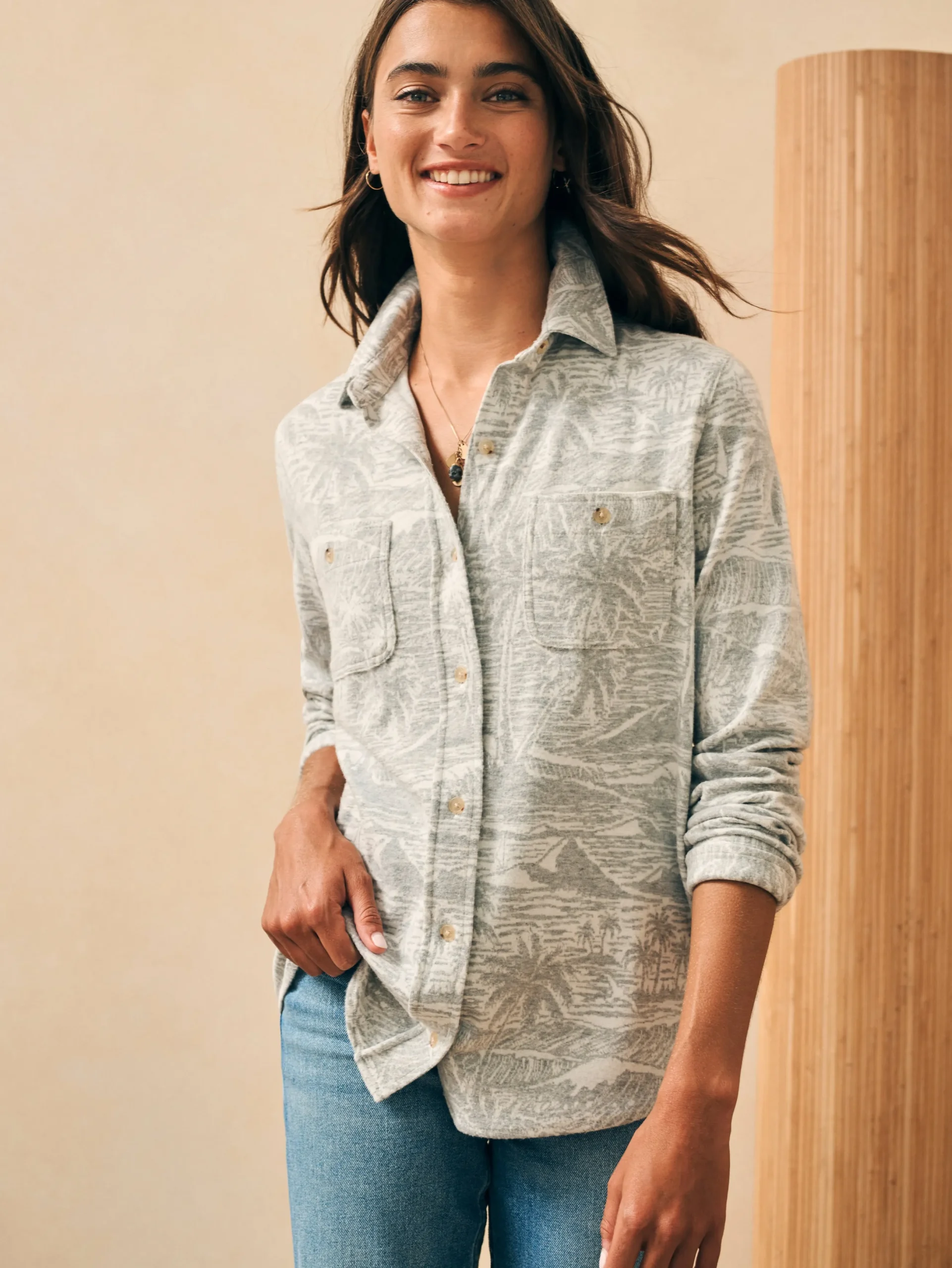 Women Faherty Brand Legend™ Sweater Shirt -