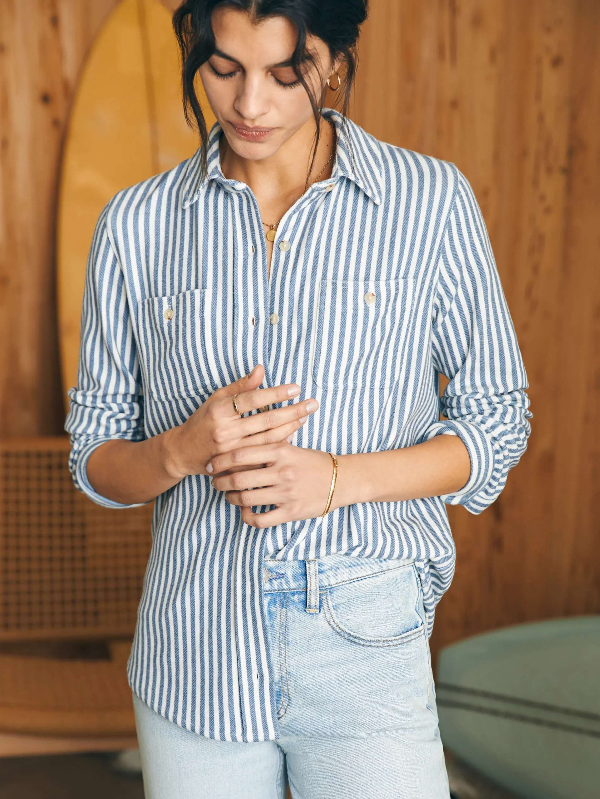 Women Faherty Brand Legend™ Sweater Shirt -