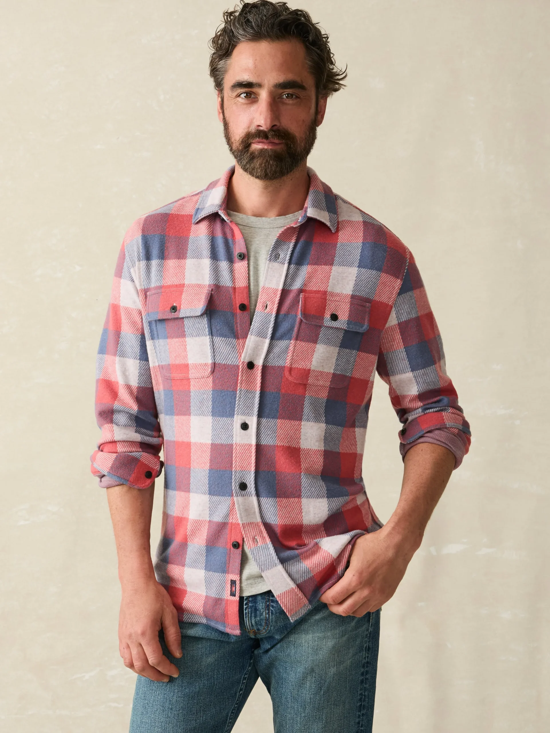 Faherty Brand Legend™ Sweater Shirt (Tall) -