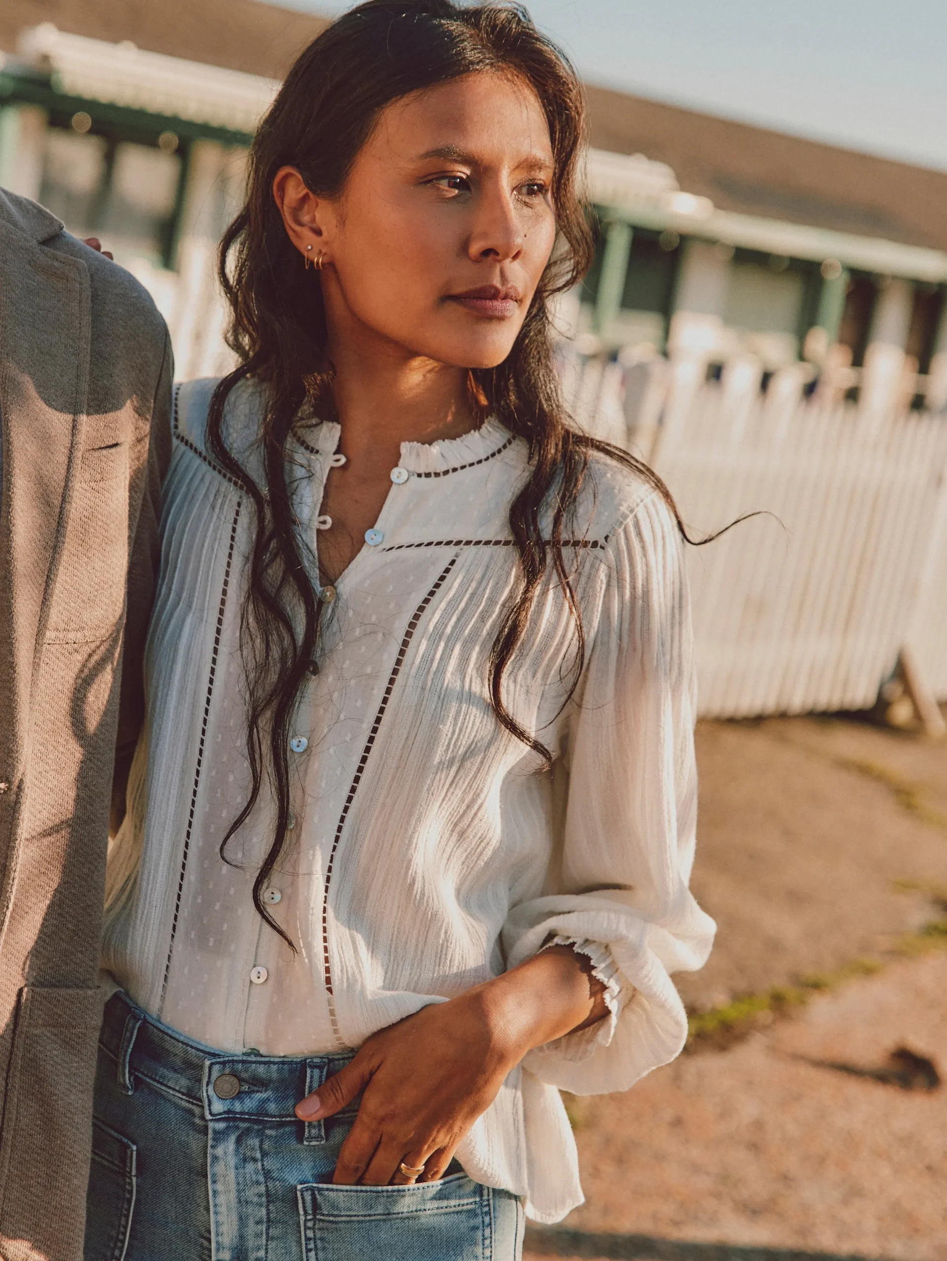 Women Faherty Brand Lily Top -