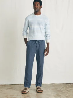 Faherty Brand Linen Drawstring Pant -