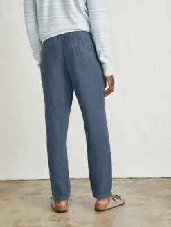 Faherty Brand Linen Drawstring Pant -