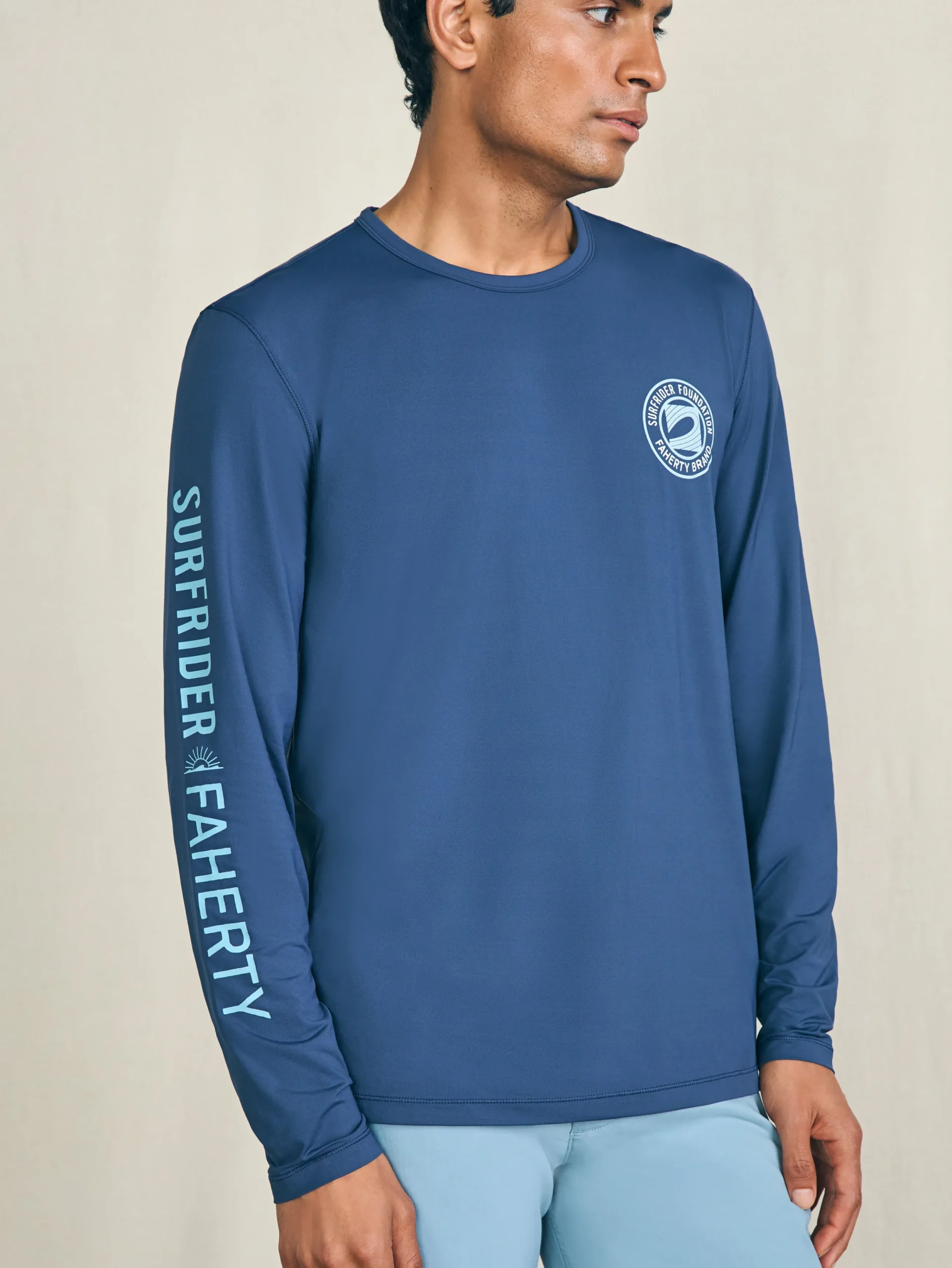 Faherty Brand Long-Sleeve Surfrider Shorelite UPF Tee -