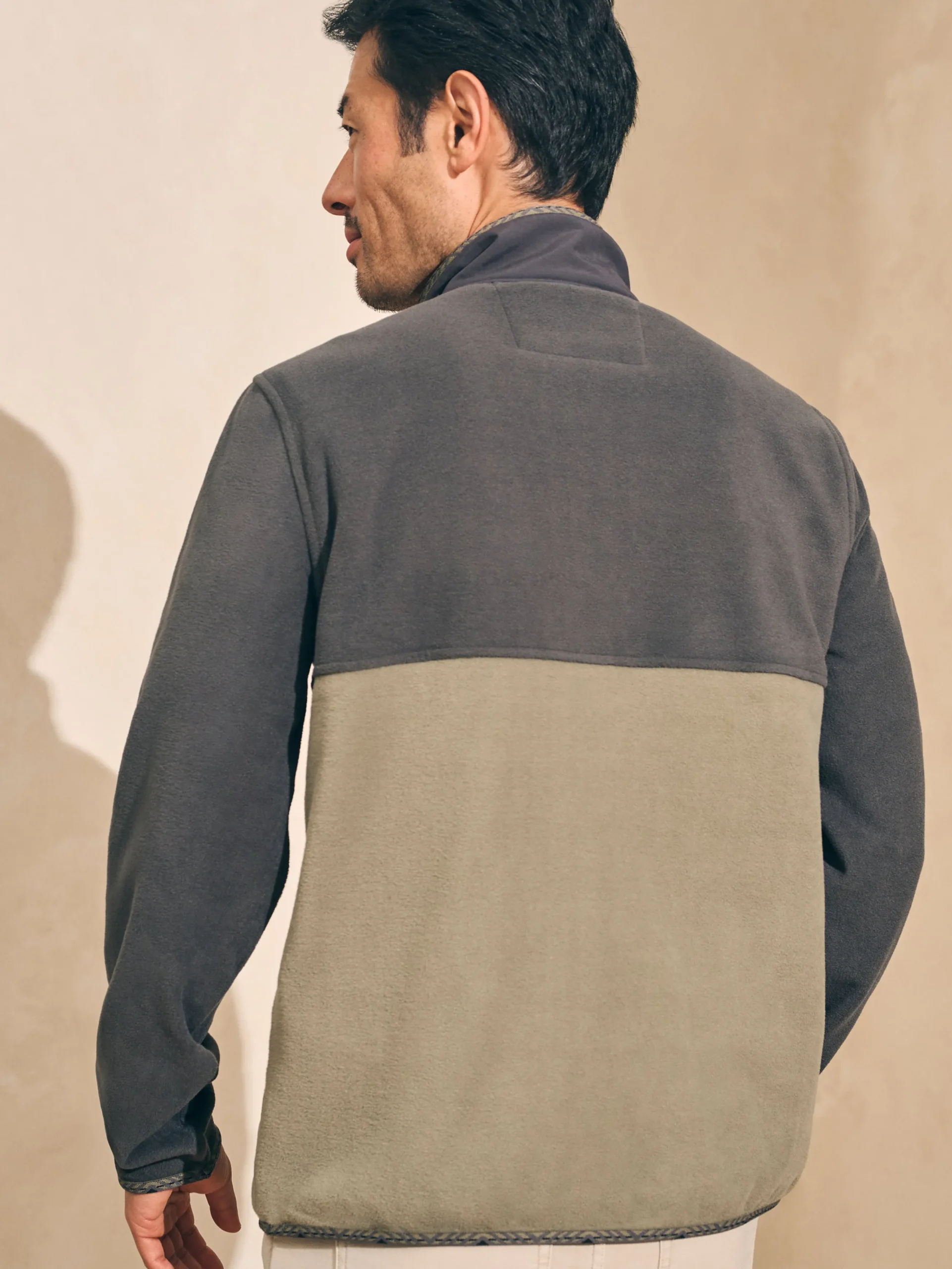 Faherty Brand Low Pile Fleece Popover -