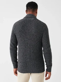 Faherty Brand Marled Cotton Cardigan -