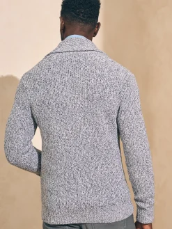 Faherty Brand Marled Cotton Cardigan -