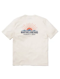 Faherty Brand Martha's Vineyard Short-Sleeve Crew T-Shirt -