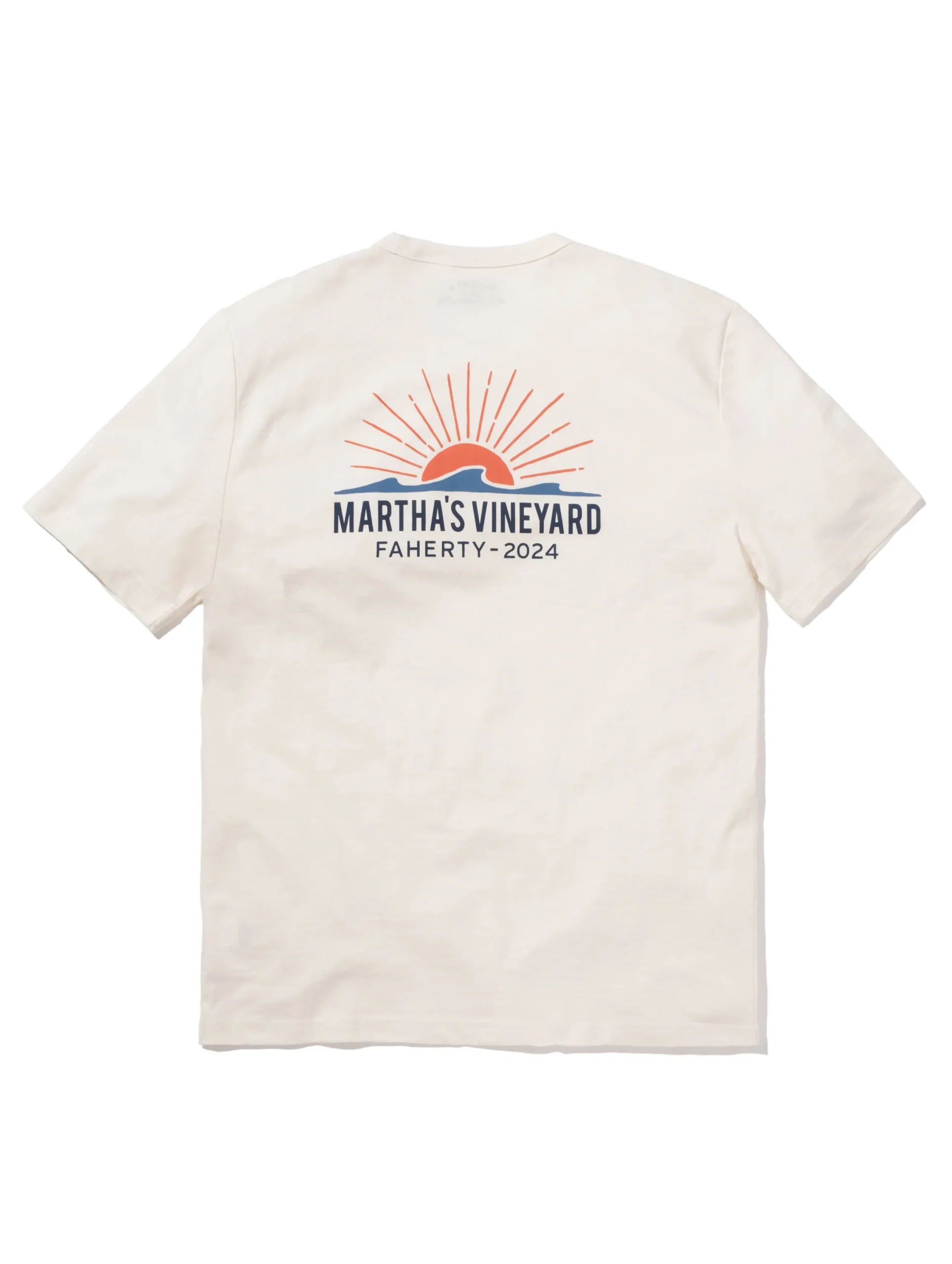 Faherty Brand Martha's Vineyard Short-Sleeve Crew T-Shirt -