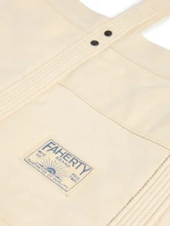 Women Faherty Brand Medium Sunwashed Canvas Tote -