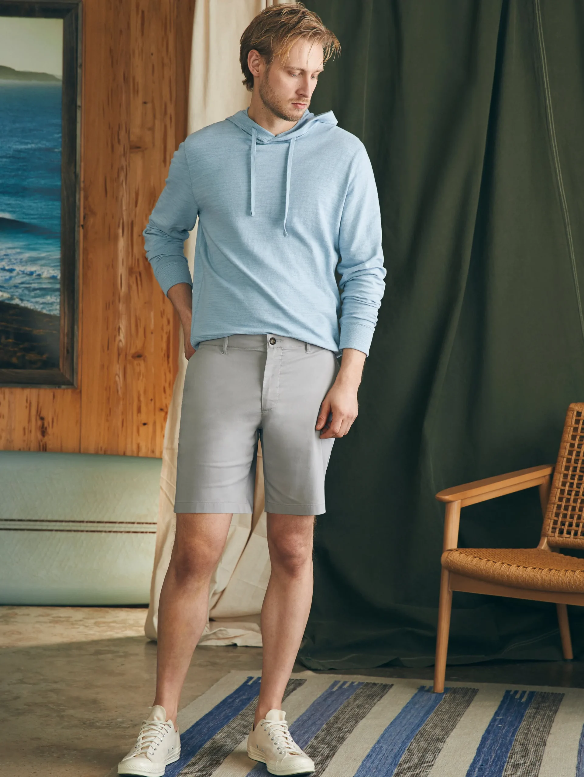 Faherty Brand Movement™ Chino Short (8" Inseam) -