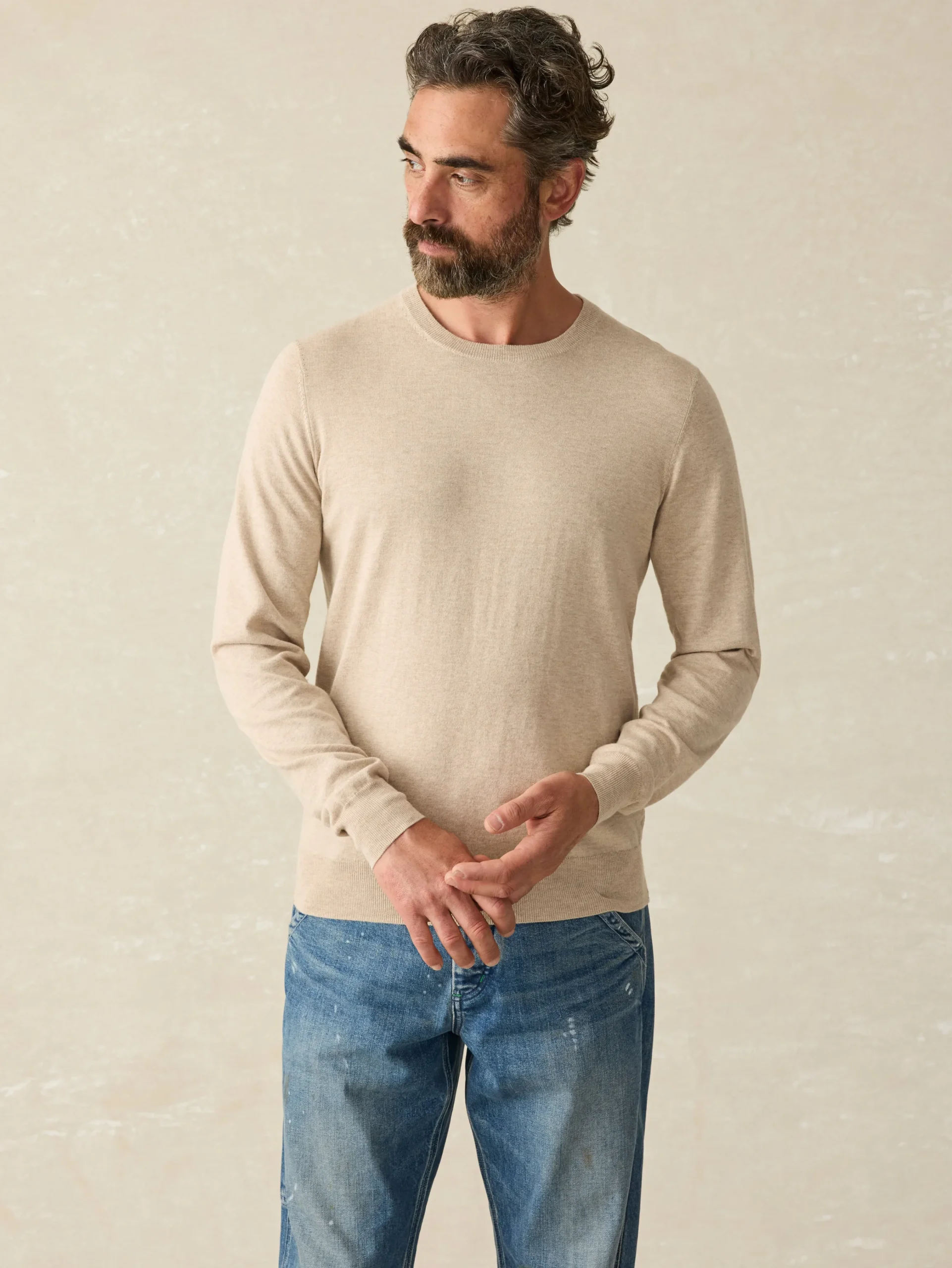 Faherty Brand Movement™ Crewneck Sweater (Tall) -