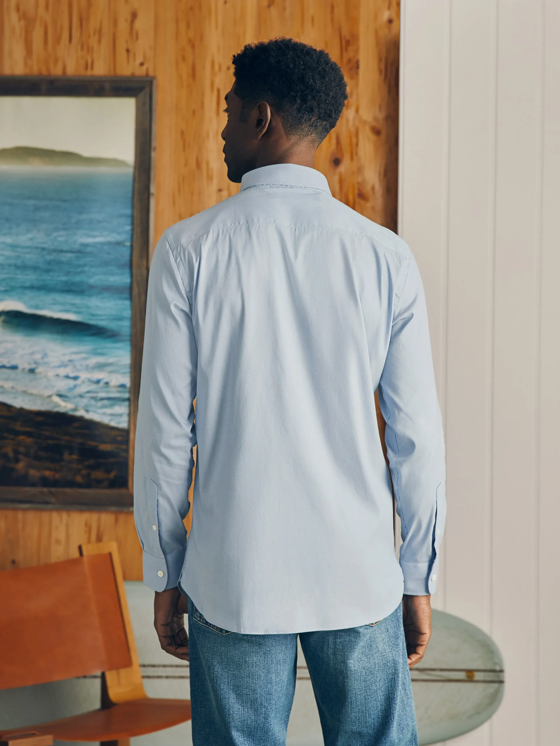 Faherty Brand Movement™ Dress Shirt (Tall) -