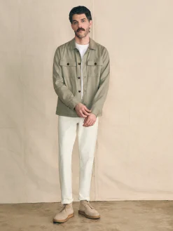 Faherty Brand Movement™ Flex Linen Shirt Jacket -