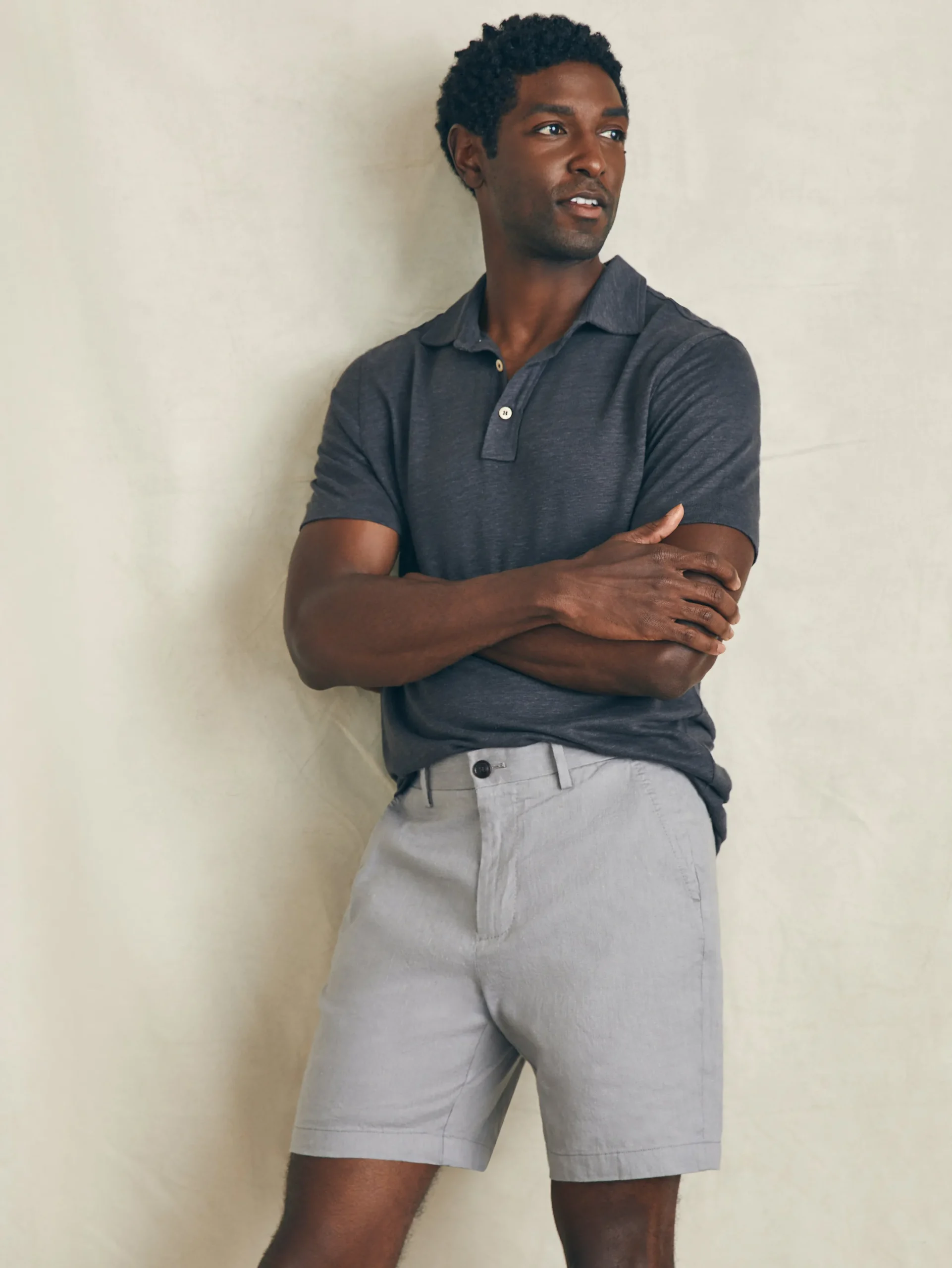 Faherty Brand Movement™ Flex Linen Short (7" Inseam) -