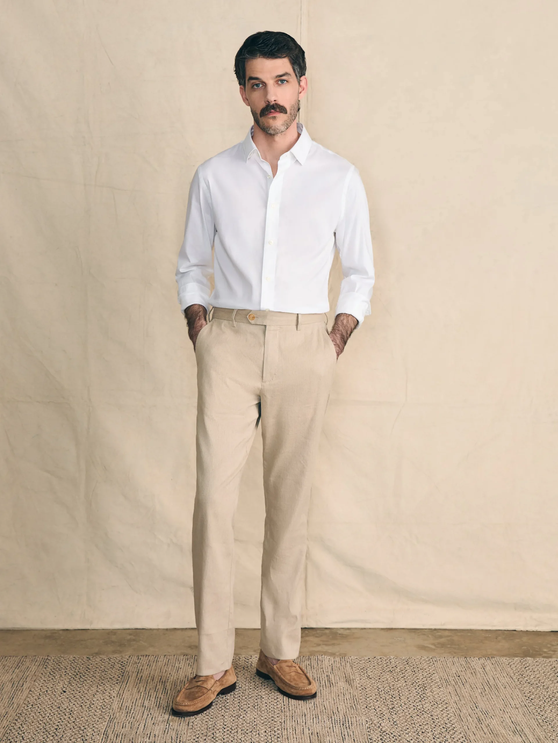 Faherty Brand Movement™ Flex Linen Trouser -
