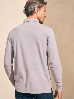 Faherty Brand Movement™ Long-Sleeve Polo Shirt -