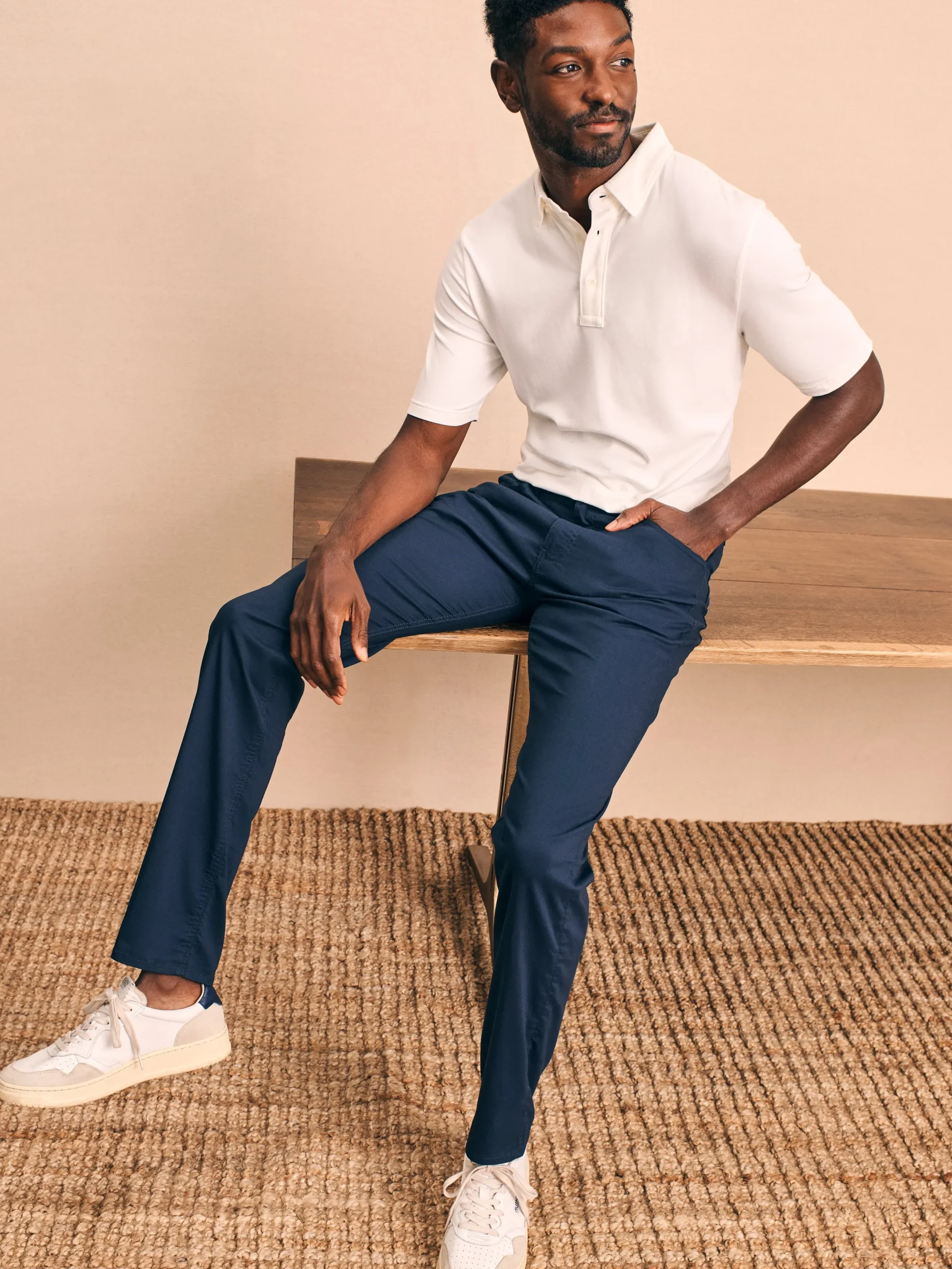 Faherty Brand Movement™ 5-Pocket Pant -