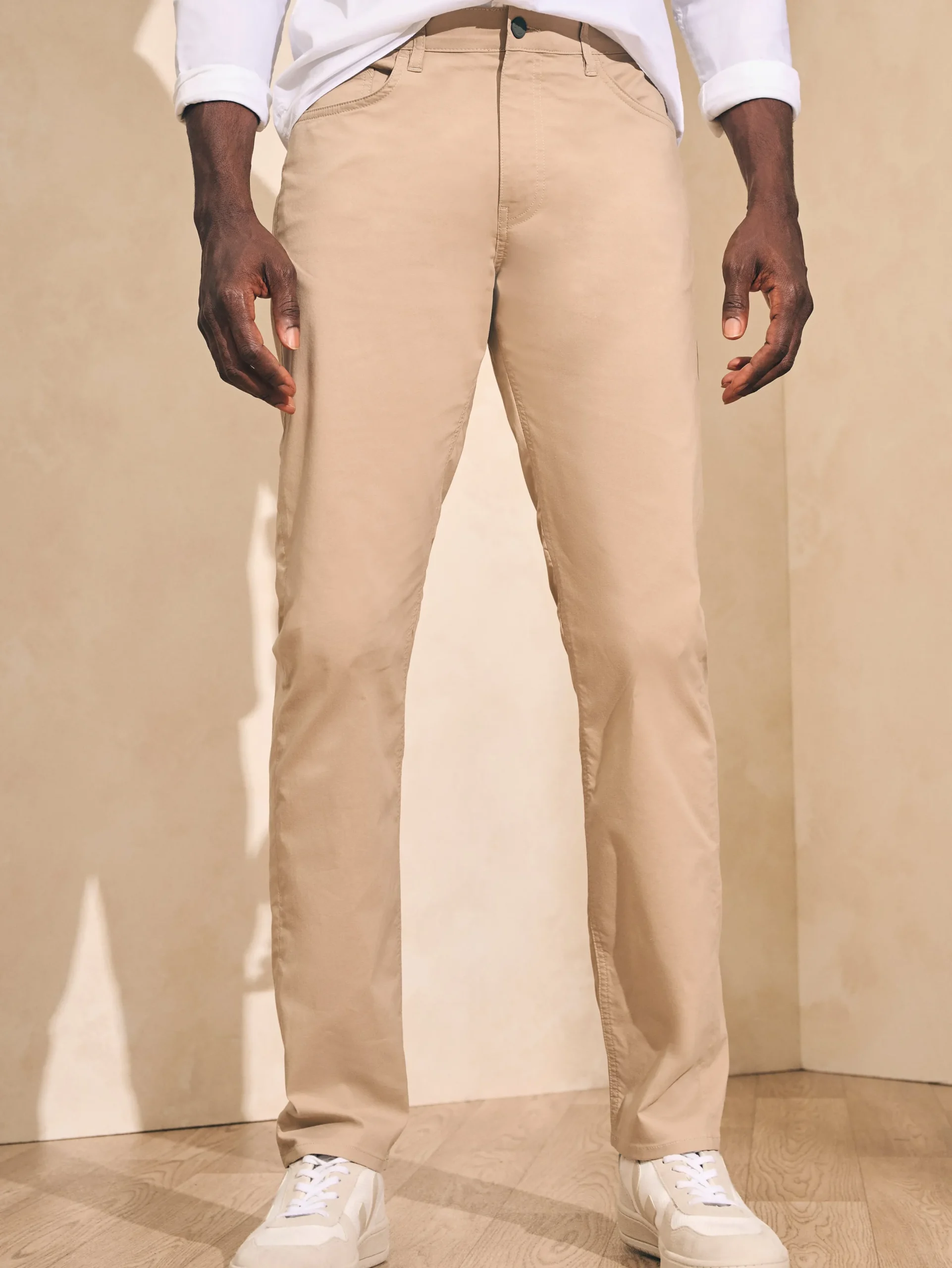 Faherty Brand Movement™ 5-Pocket Pant Athletic Fit -